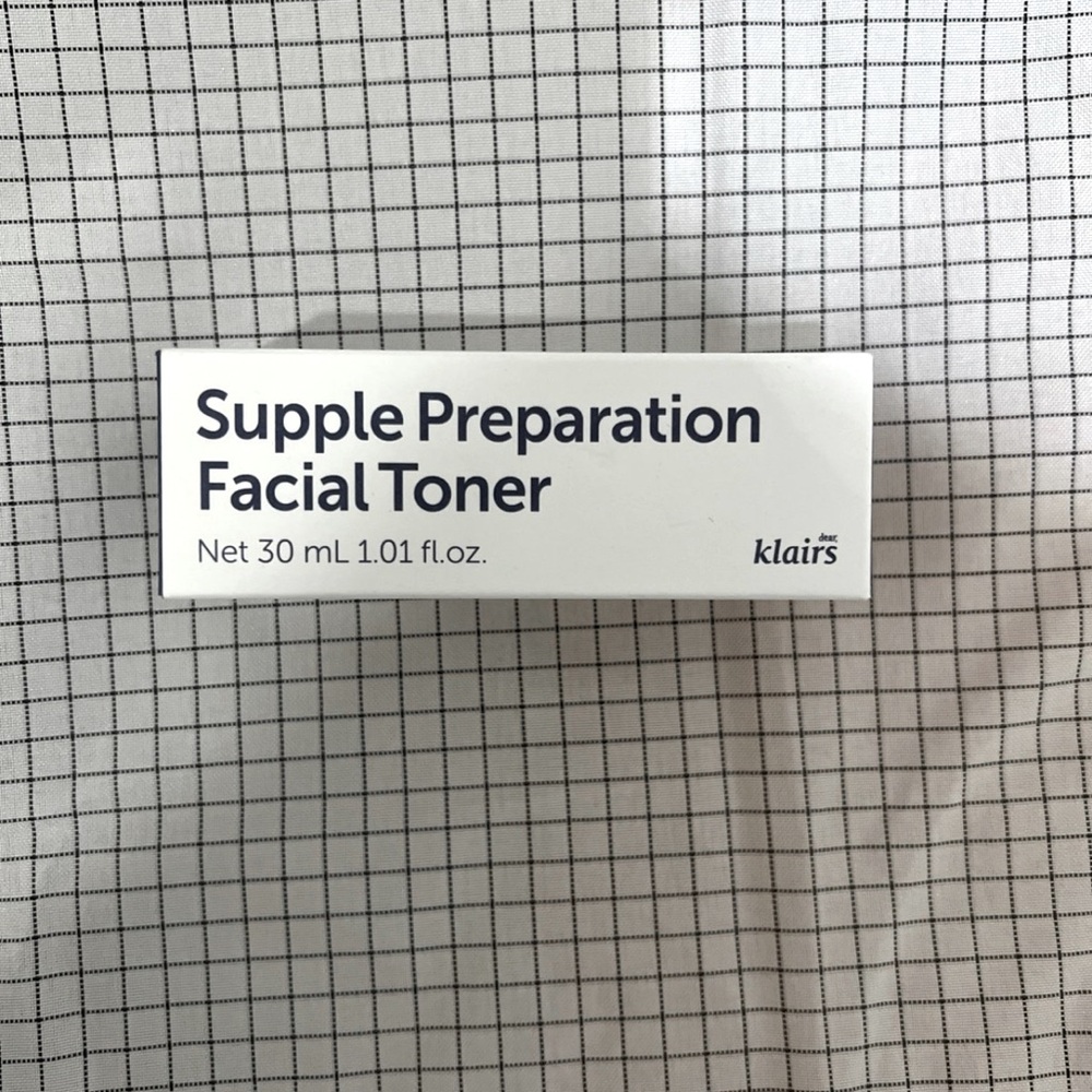 New! Klairs Supple Preparation Toner - NIB - 30 ml/1.01 fl oz (s